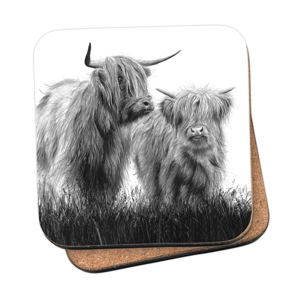 Highland Coos PT 1 Coaster 1 Highland Coos PT 1 Coaster